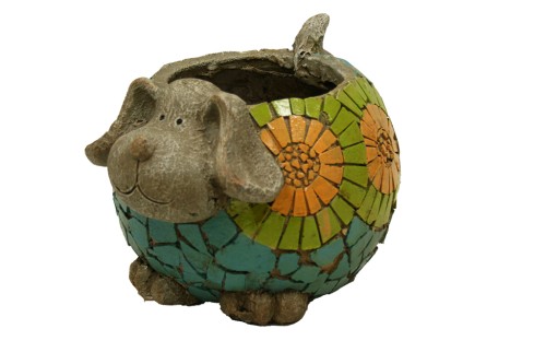 Macetero perrito decoracion