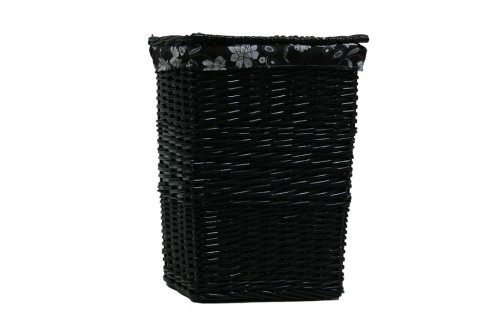 Armoire en osier noir
