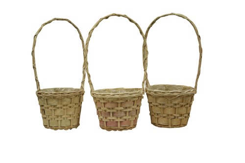 Jolis paniers en osier (délavés)