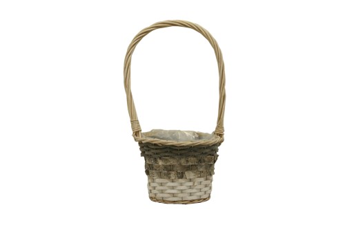 Cesta mimmbre dos colores