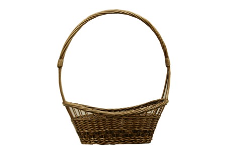 Cesta mimbre con asa