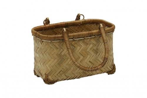 Cesta bambu asas abatibles