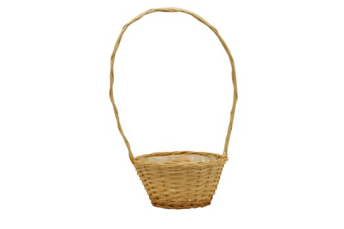 Cesta mimbre clara