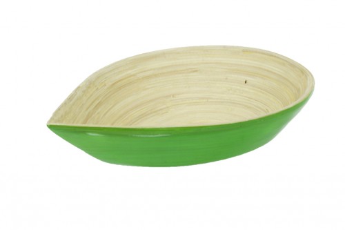 Cuenco madera verde