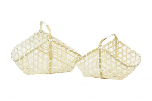 Cestitas bambu rejilla