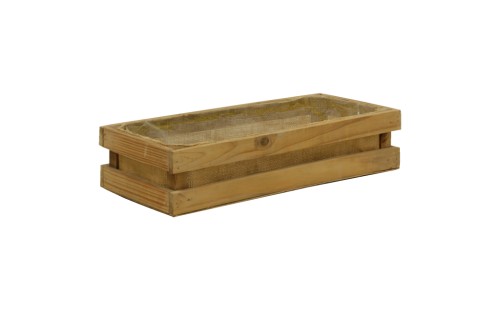 Macetero madera rustico