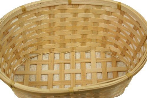 Bandeja oval bambu