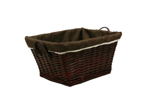 Cesta mimbre con asas