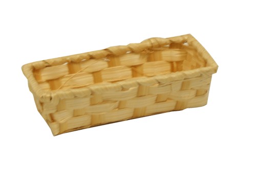 Bandeja clara rectangular