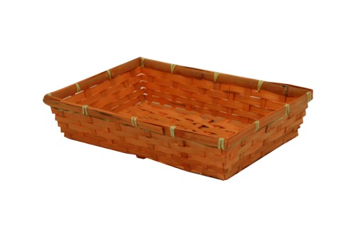 Bandeja bambu naranja