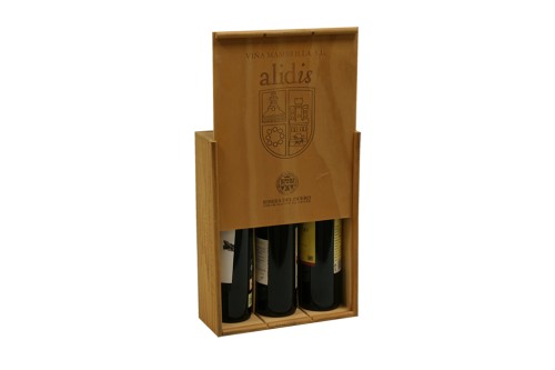 Estuche vino 3 botellas
