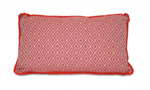 Coussin albarracin rouge