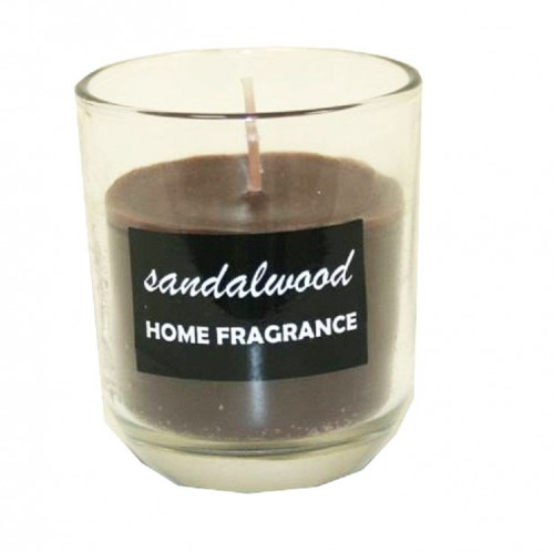 Brown (sandalwood) scented candle