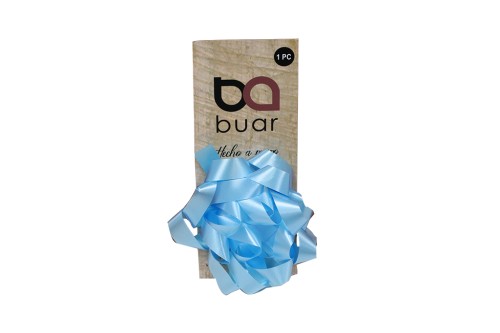 Lazo pompon azul