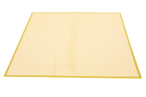 Hojas papel transparente dorado 58*58cm