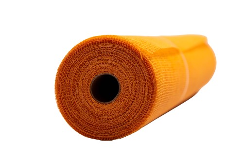 Bobina de jute y algodón naranja