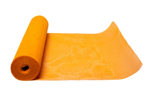 Bobina de jute y algodón naranja