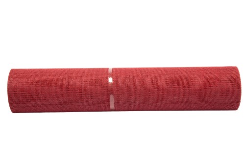 Bobina jute y algodón roja