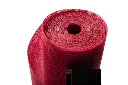 Bobina jute y algodón rosa