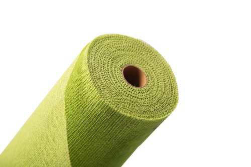 Bobina jute y algodón verde pistacho