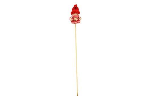 Muñequito de hilo navideño