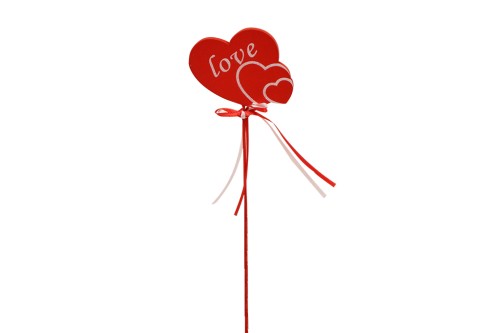 Pin corazon rojo