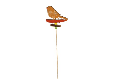 Pin pajarito amarillo - 50 unidades