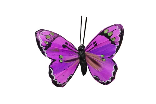 Pin mariposa morado  paquete de 20