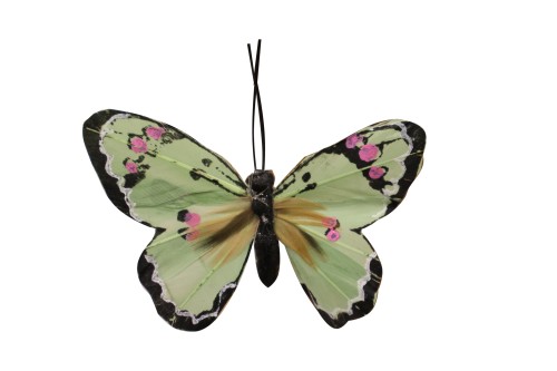 Pin mariposa verde paquete de 20