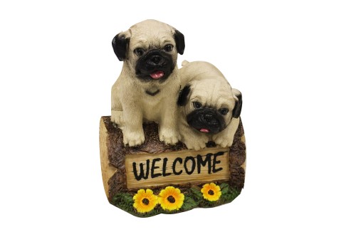 Figurita perritos welcome
