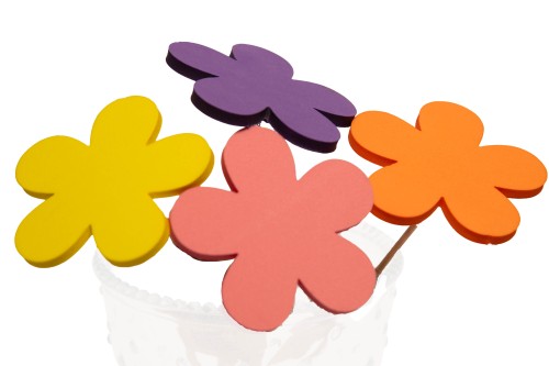 Pin flores varios (pack 50 uds)