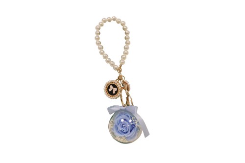 Llavero rosa eterna azul