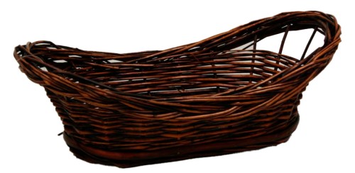 Casco grande mimbre trenza