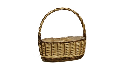 Cesta mimbre natural