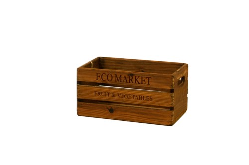 Caja de madera eco market