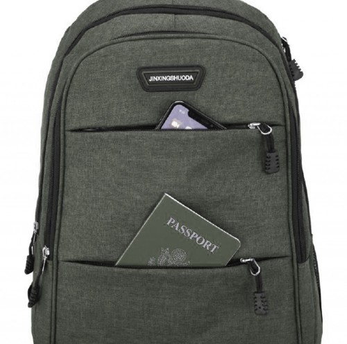 Natural fabric senior backpack