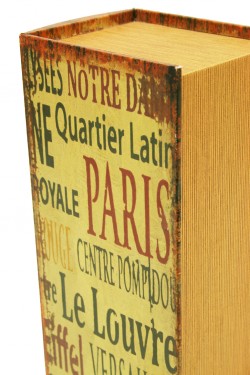 Boîte pour 1 bouteille livre louvre